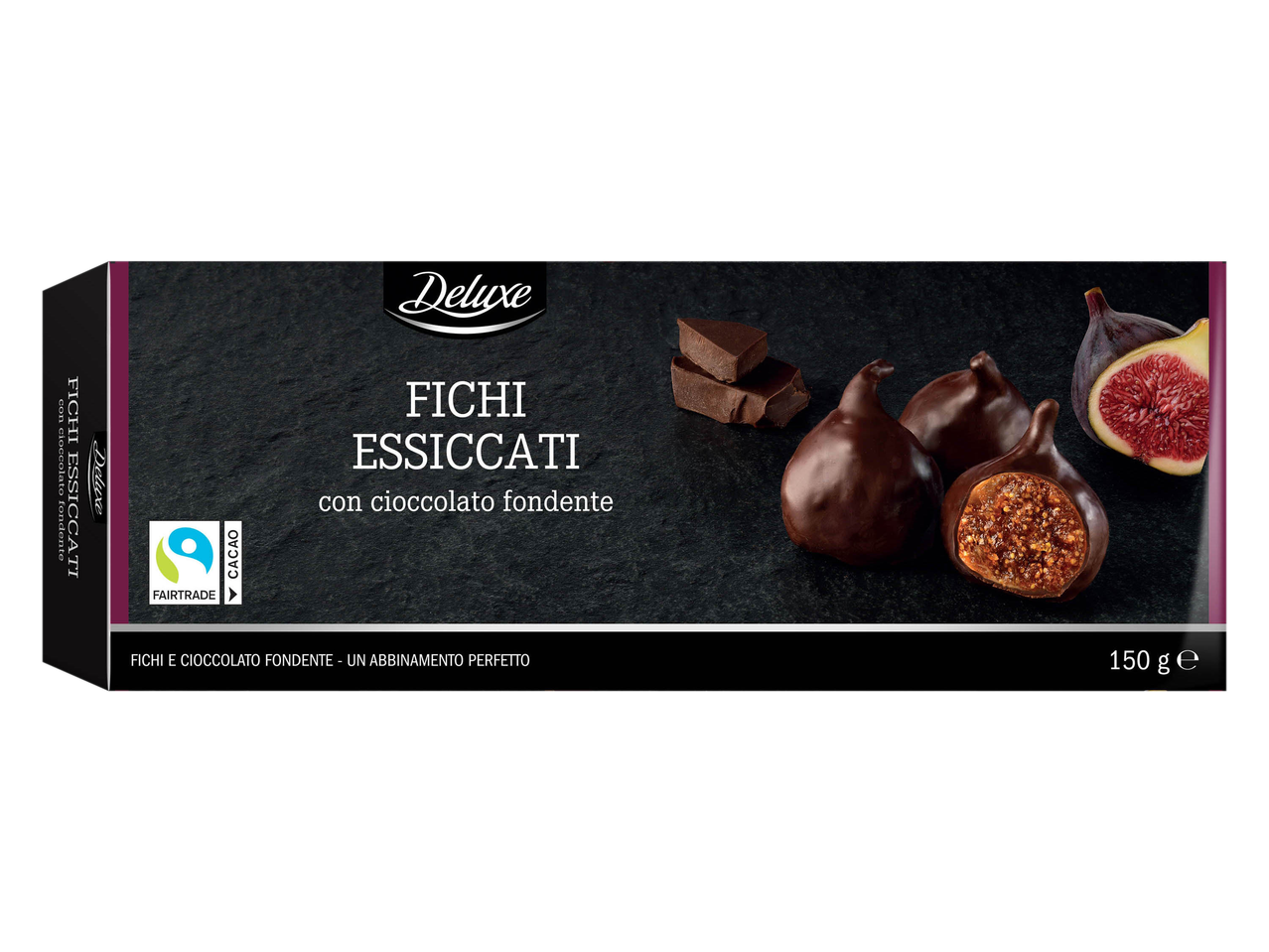 Fichi ricoperti di cioccolato fondente