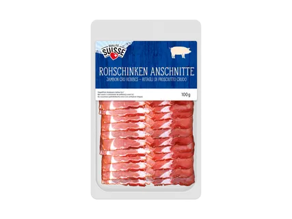 QUALITÉ SUISSE Ritagli di prosciutto crudo