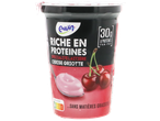 Pot de spécialité laitière riche en protéines saveur cerise griotte, avec Nutri-Score A.