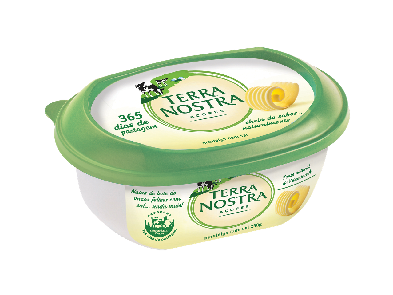 Manteiga com sal Terra Nostra dos Açores.