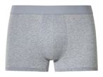 Grey men's boxer briefs with a light grey waistband
