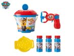 Paw Patrol: bucket, bubble gun, and bubble bottles.
