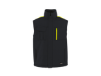 Colete de trabalho masculino PARKSIDE PERFORMANCE preto com detalhes amarelos