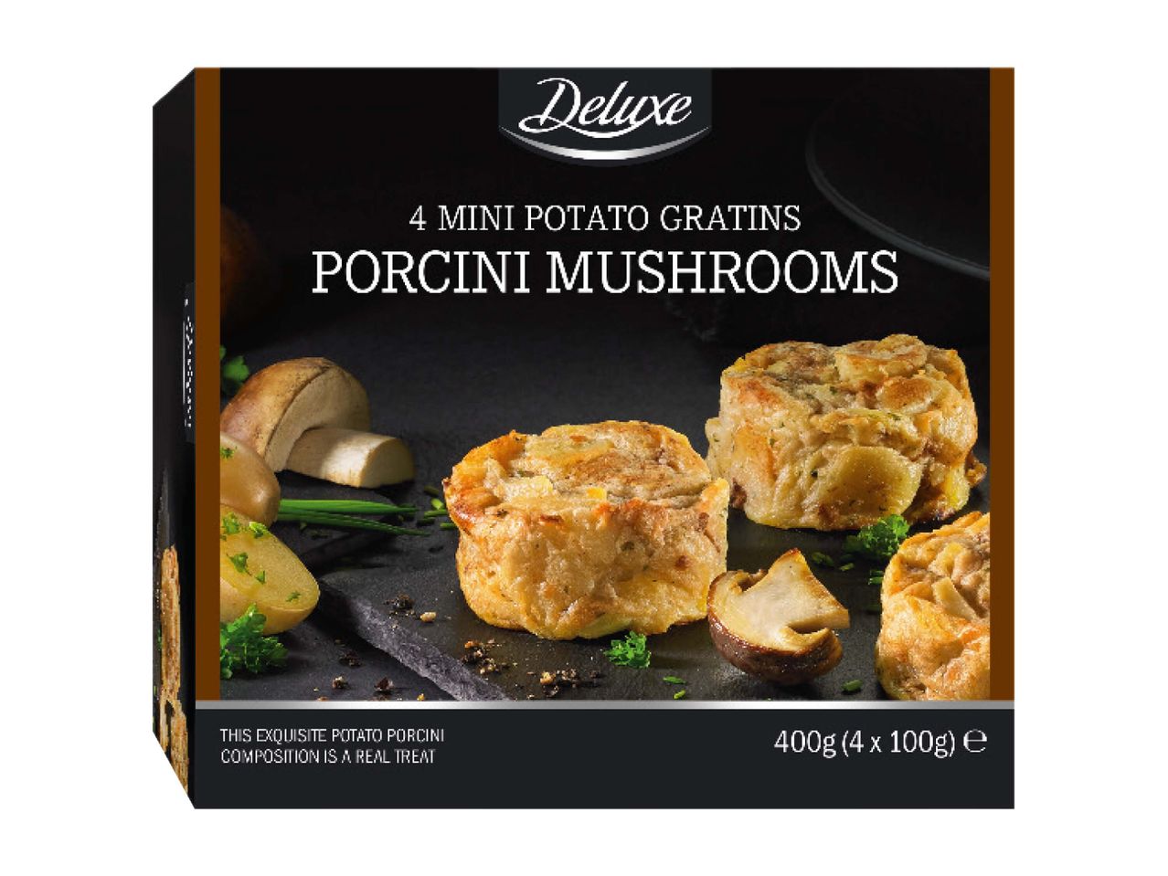Go to full screen view: Potato Gratin with Porcini Mushroom - Image 1