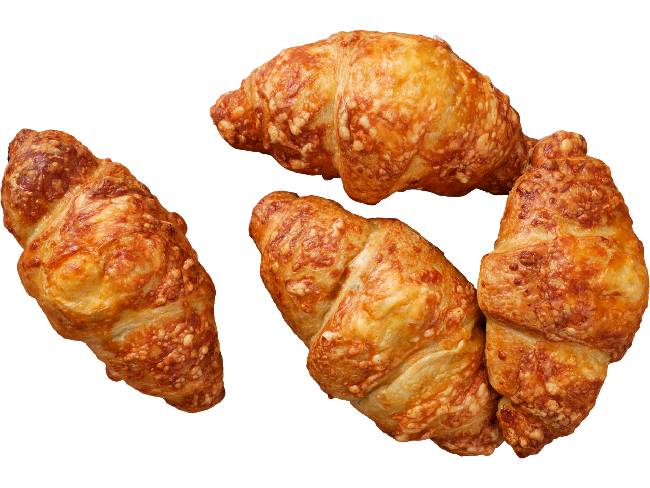 Neli juustukruusani puidust laual.