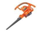 Flymo PowerVac 3000 handheld leaf blower in orange and gray.