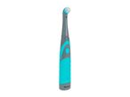 A Belray electric toothbrush with a teal and gray handle.