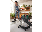 Parkside stainless steel wet and dry vacuum cleaner, floor cleaning.