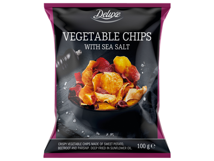 Daržovių traškučiai su jūros druska 