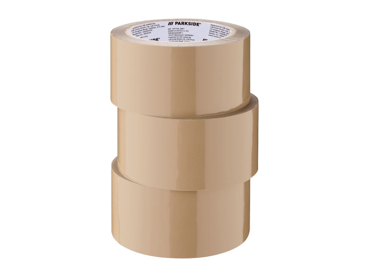 3 Roll Pack Parkside Packing Tape