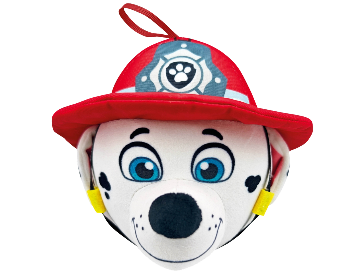Pluche Marshall van Paw Patrol met rode brandweerhelm
