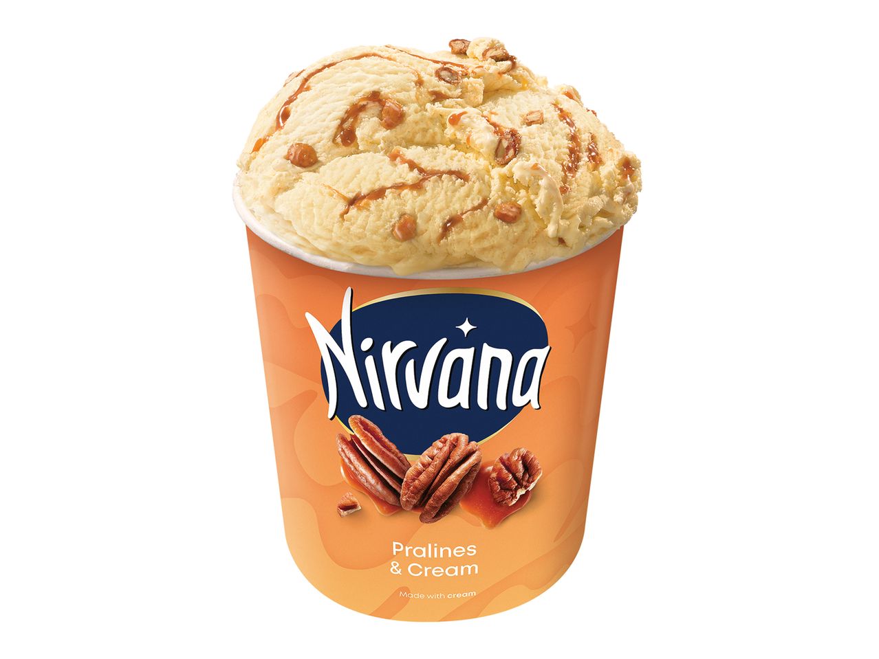 Παγωτό Nirvana με γεύση πεκάν.