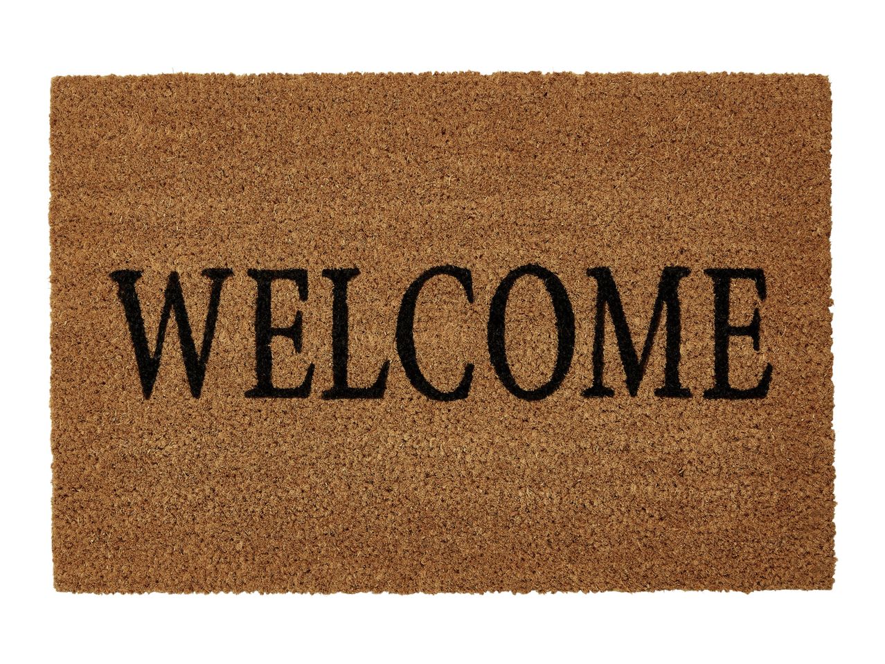 Go to full screen view: Livarno Home Coir Doormat - Welcome - Image 1