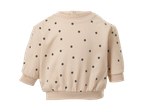 Beige lupilu sweatshirt met stippen