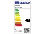 Energiahatékonysági címke Livarno Home HG10556B termékhez, E energiaosztállyal és 5 kWh/1000h fogyasztással.