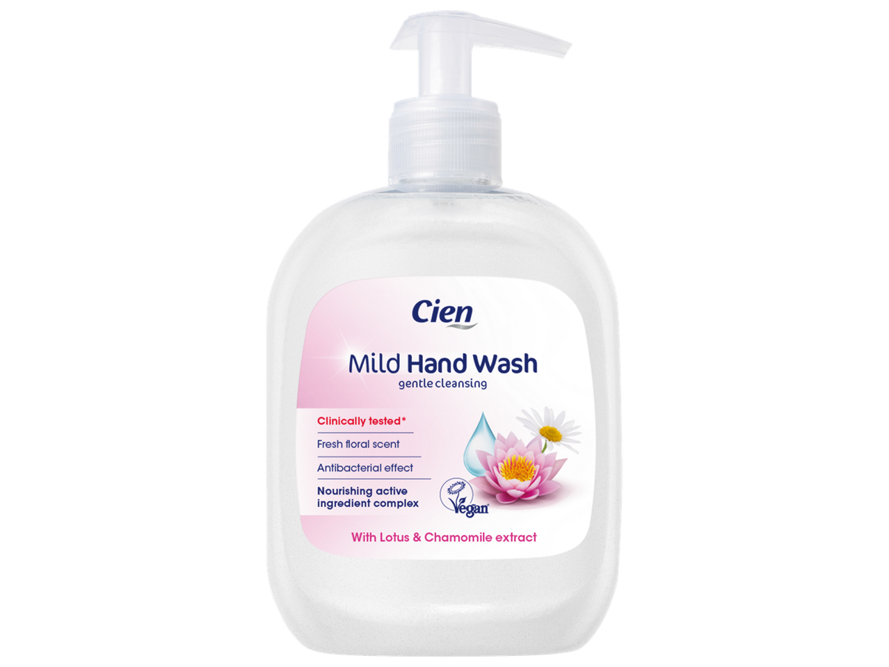 Savon pour les mains doux Cien à l'extrait de lotus et de camomille