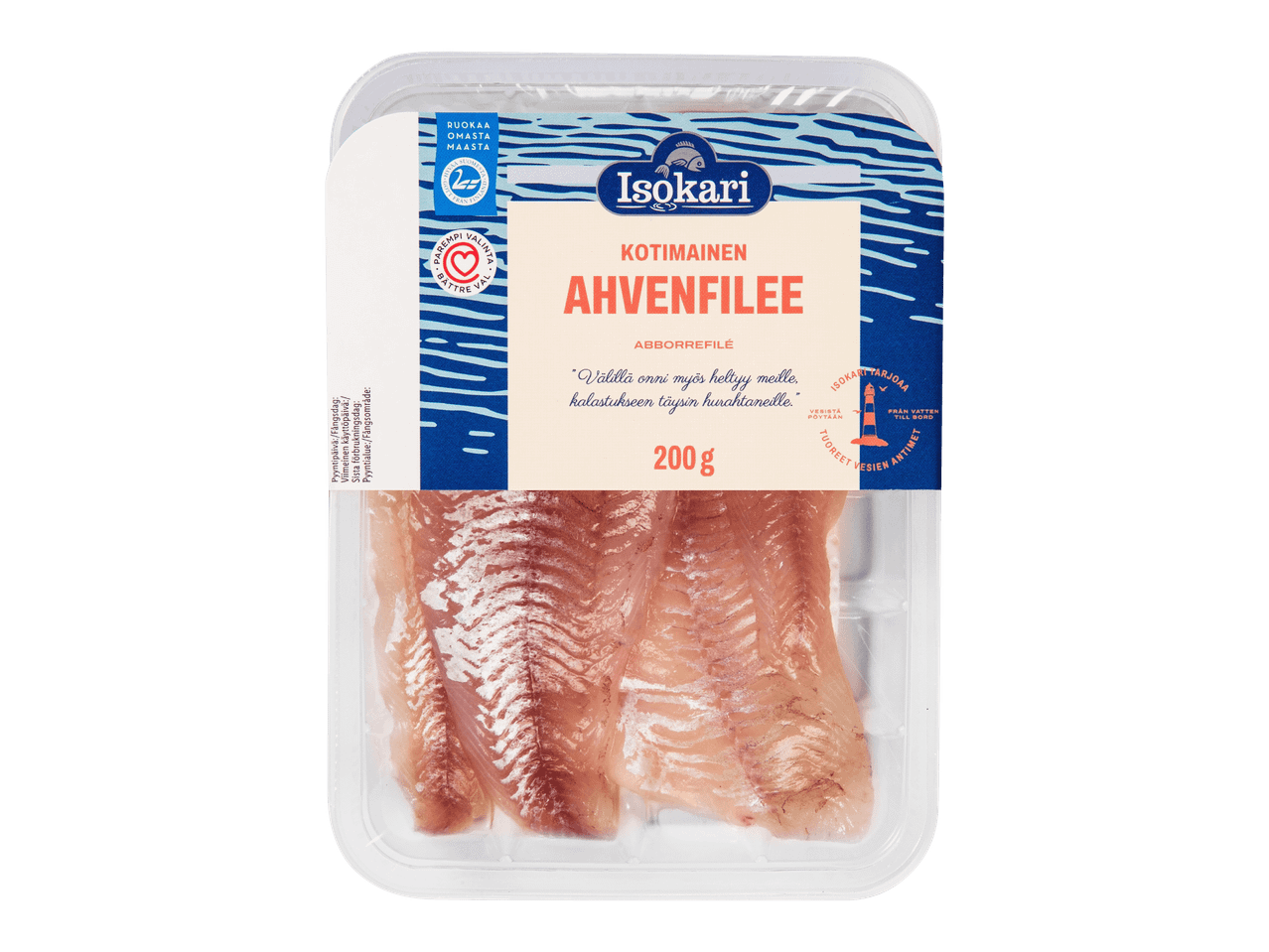 Ishikari Kotimaine ahvenfileet: tuoreet, 200 g, herkulliset.