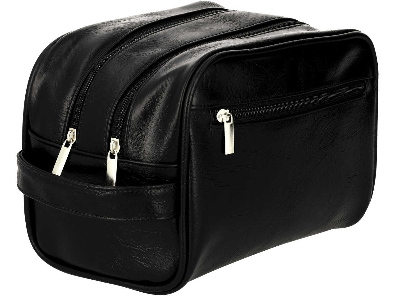 Svart Cien BEAUTY necessär med dragkedjor.