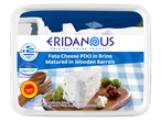 Eridanus Feta kaas PDO in pekel, gerijpt in houten vaten.