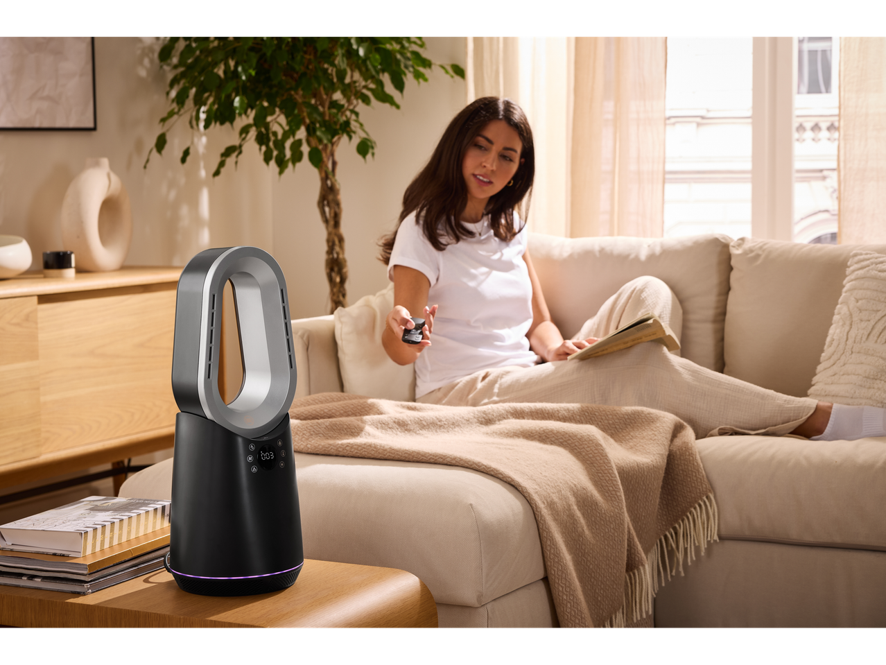 Rotorloser Heizventilator