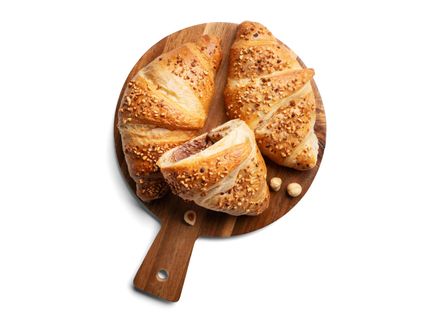 Mogyorókrémes croissant