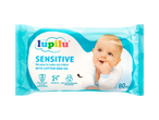 Lupilu Sensitive drėgnos servetėlės kūdikiams ir vaikams su medvilnės sėklų aliejumi, 80 vnt.