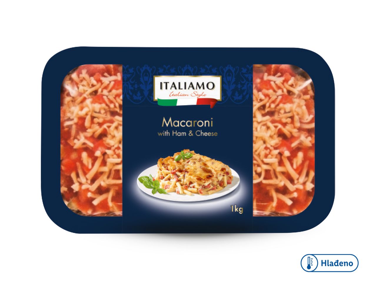 Italiano gotova jela s tjesteninom u umaku.