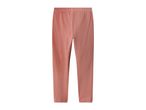 Pink leggings with an elastic waistband