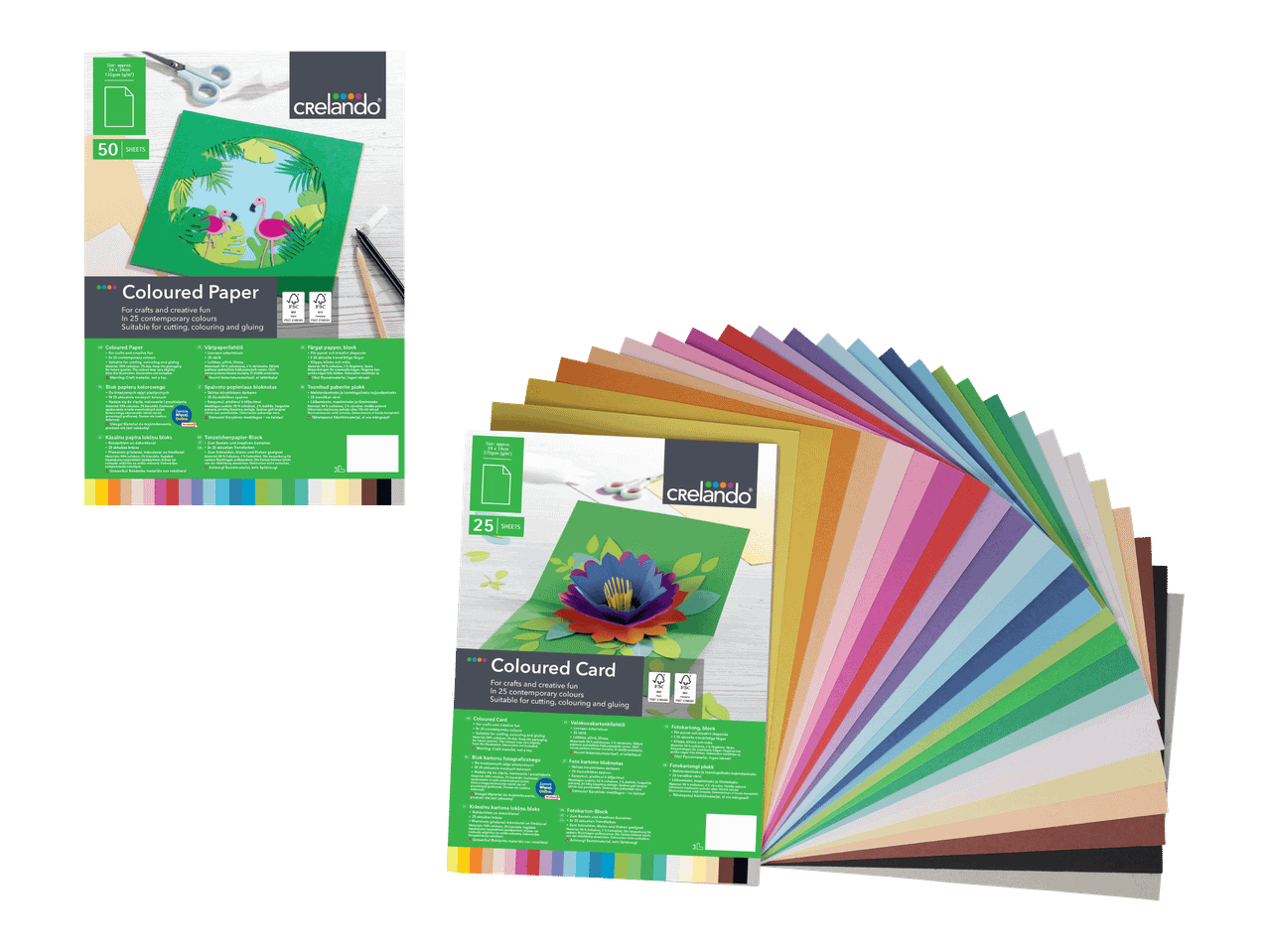 Hama Colour Paper - värikäs paperipakkaus askarteluun.