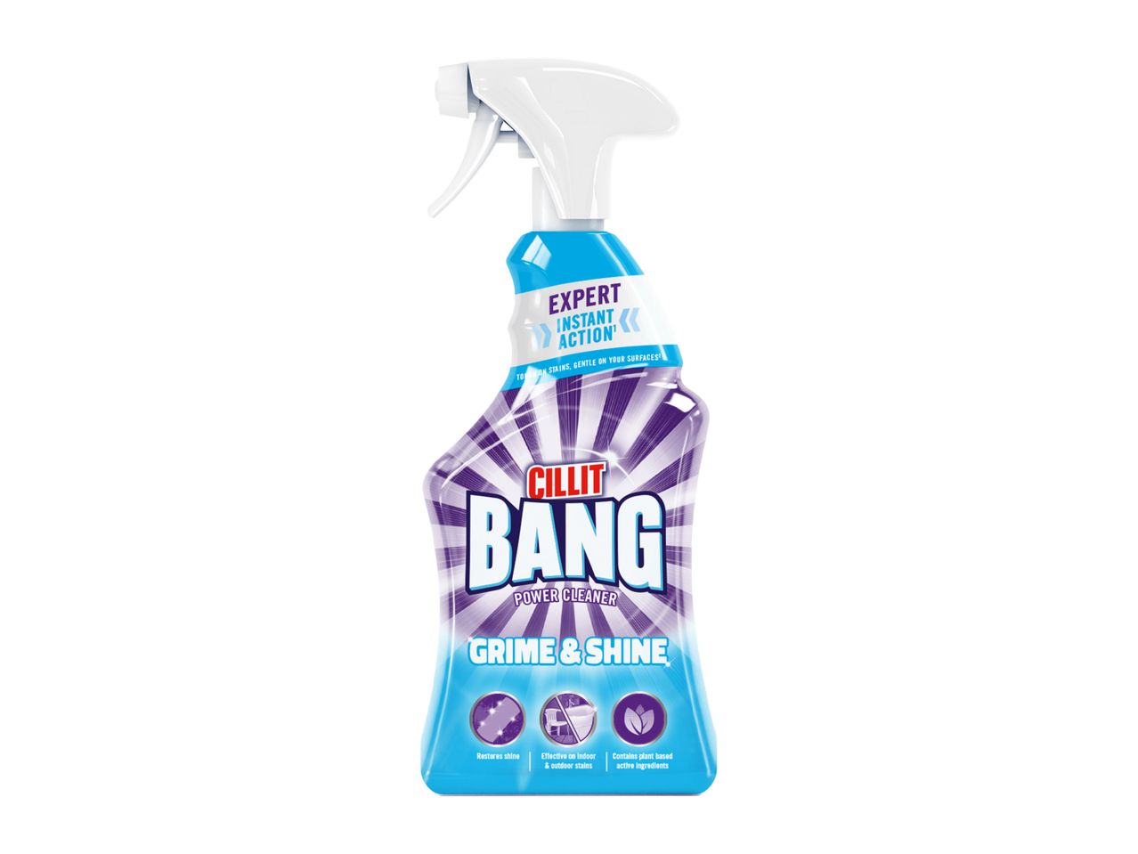 A bottle of Cillit Bang cleaning spray.