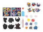 Lilo & Stitch keychains craft kit: stickers, blanks, and rhinestones.