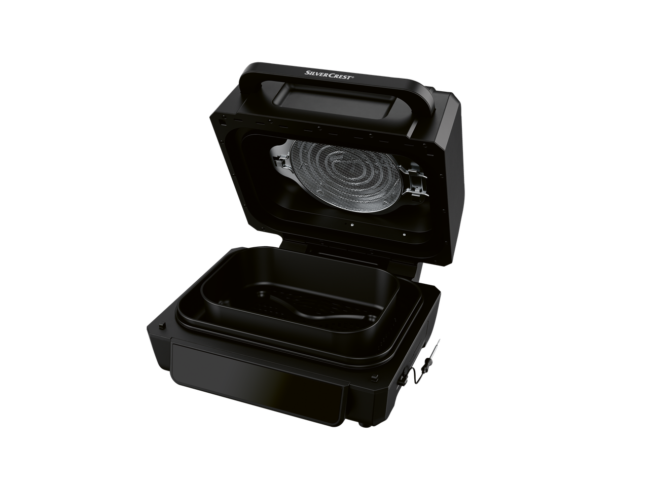 Αερόψακτη SilverCrest με καλάθι και ταψί.