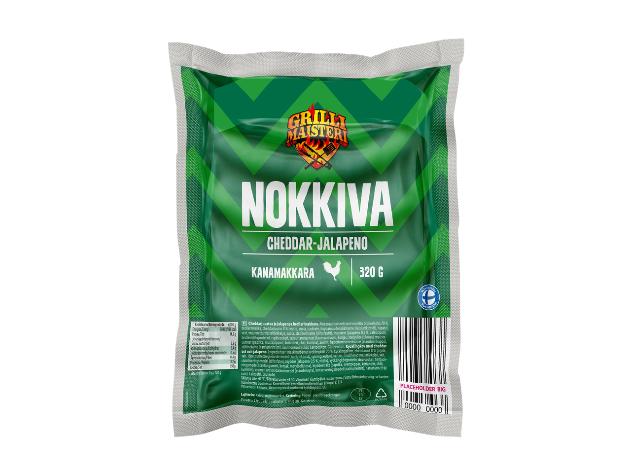 Nokkiva-kanagrillimakkara