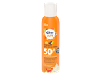 Spray solaire pour enfants, SPF 50+, très haute protection, résistant à l'eau, sans parfum.
