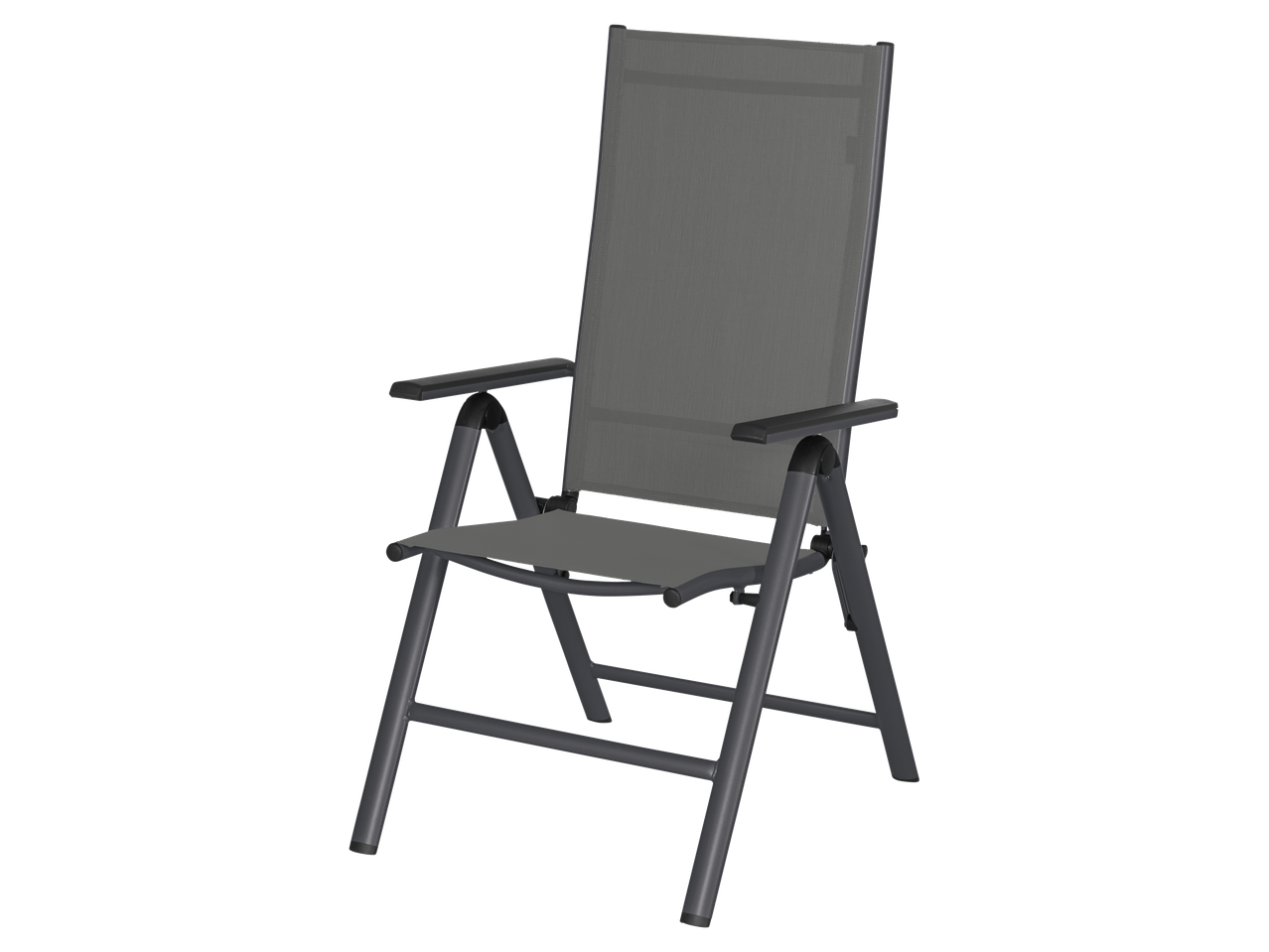 Livarno Aluminium-Klappsessel in Grau