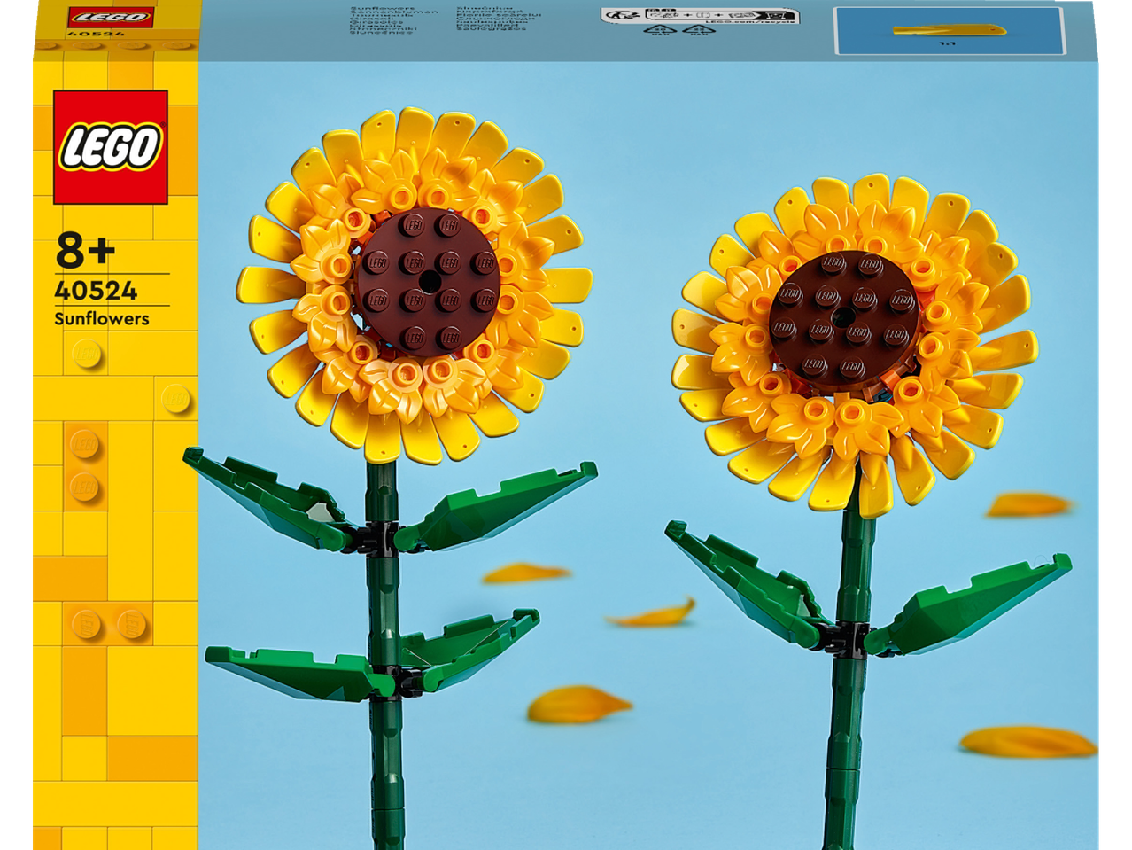 LEGO 40524: du saulėgrąžos iš LEGO kaladėlių.