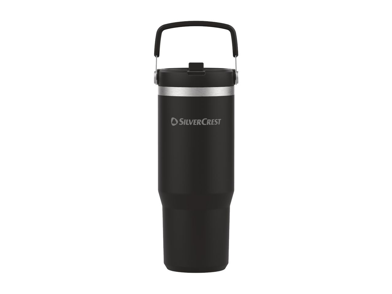 Silvercrest Black Stainless Steel Insulated Mug