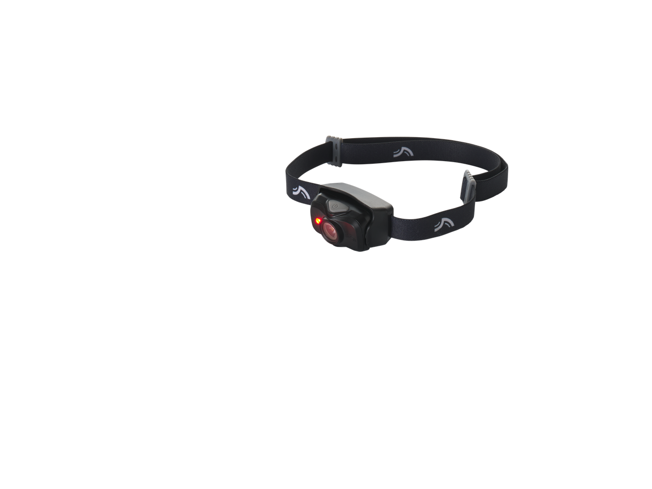 CRIVIT LED naglavna svjetiljka s uključenim crvenim svjetlom