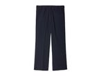 Navy blue pull-on pants with a back pocket.