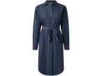 Rochie denim de damă Esmara cu curea și nasturi