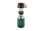 Disassembled Parkside food flask with lid, spoon, and stopper.