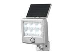 Wall-mounted solar LED spotlight with motion sensor
