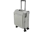 Esmara light grey cabin case with an extendable handle, wheels, and combination lock.