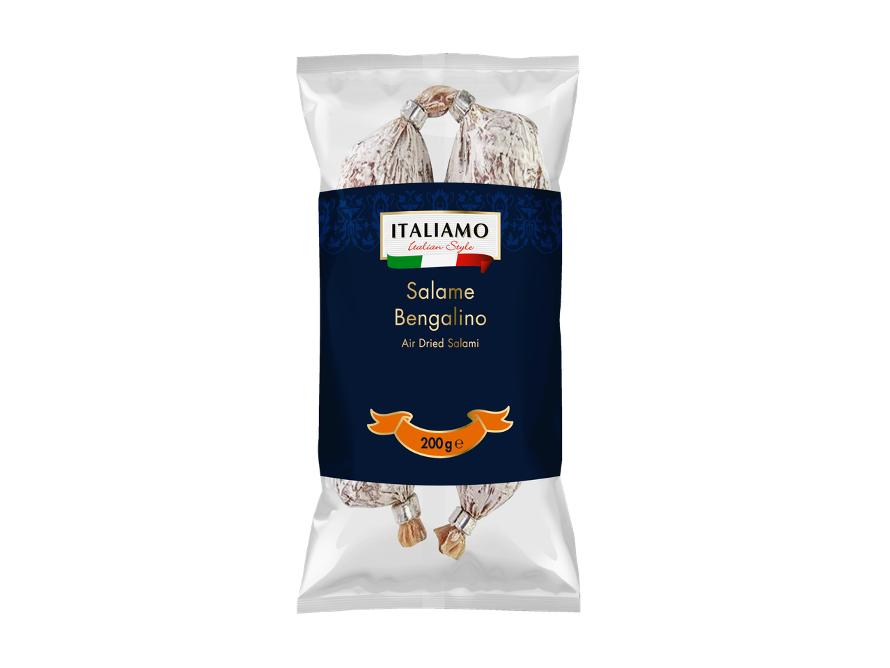 Italiamo Italiaanse stijl Salame Bengalino - luchtgedroogde salami.