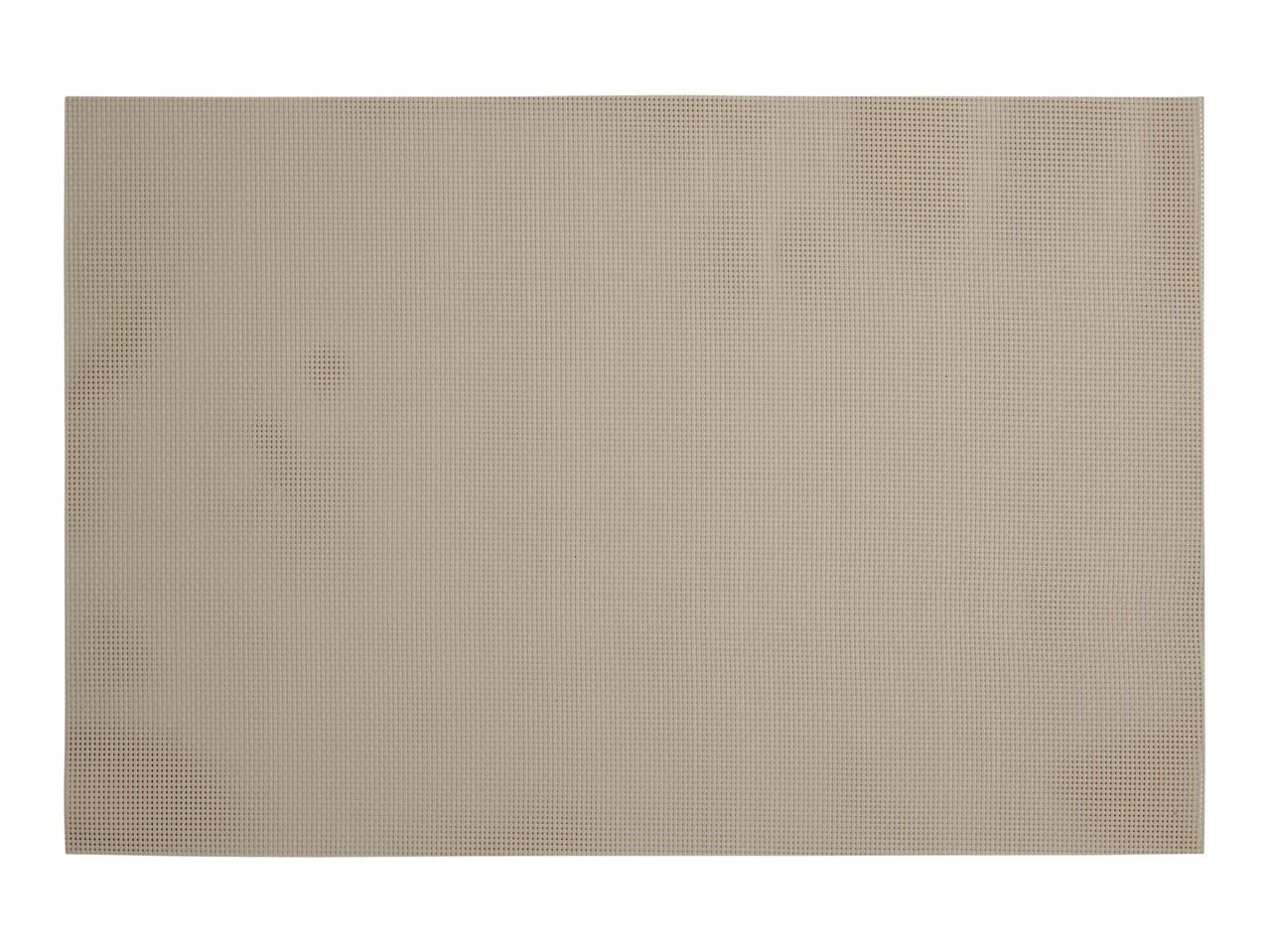 Beige textile mesh.
