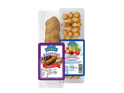 Dovgan Family Käsezopf/Mini Mozzarella