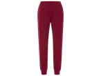 Pantalon de jogging rouge bordeaux pour femme