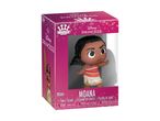 A collectible figure of Moana in a pink box, labeled as a vinyl figure.