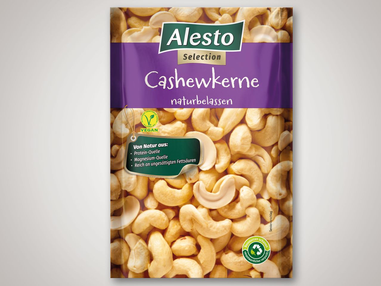 Alesto Selection Cashewkerne: Naturbelassen, vegan.
