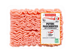 Verpackung mit 400g Putenfaschiertem, 100% Putenfleisch, aus Österreich.